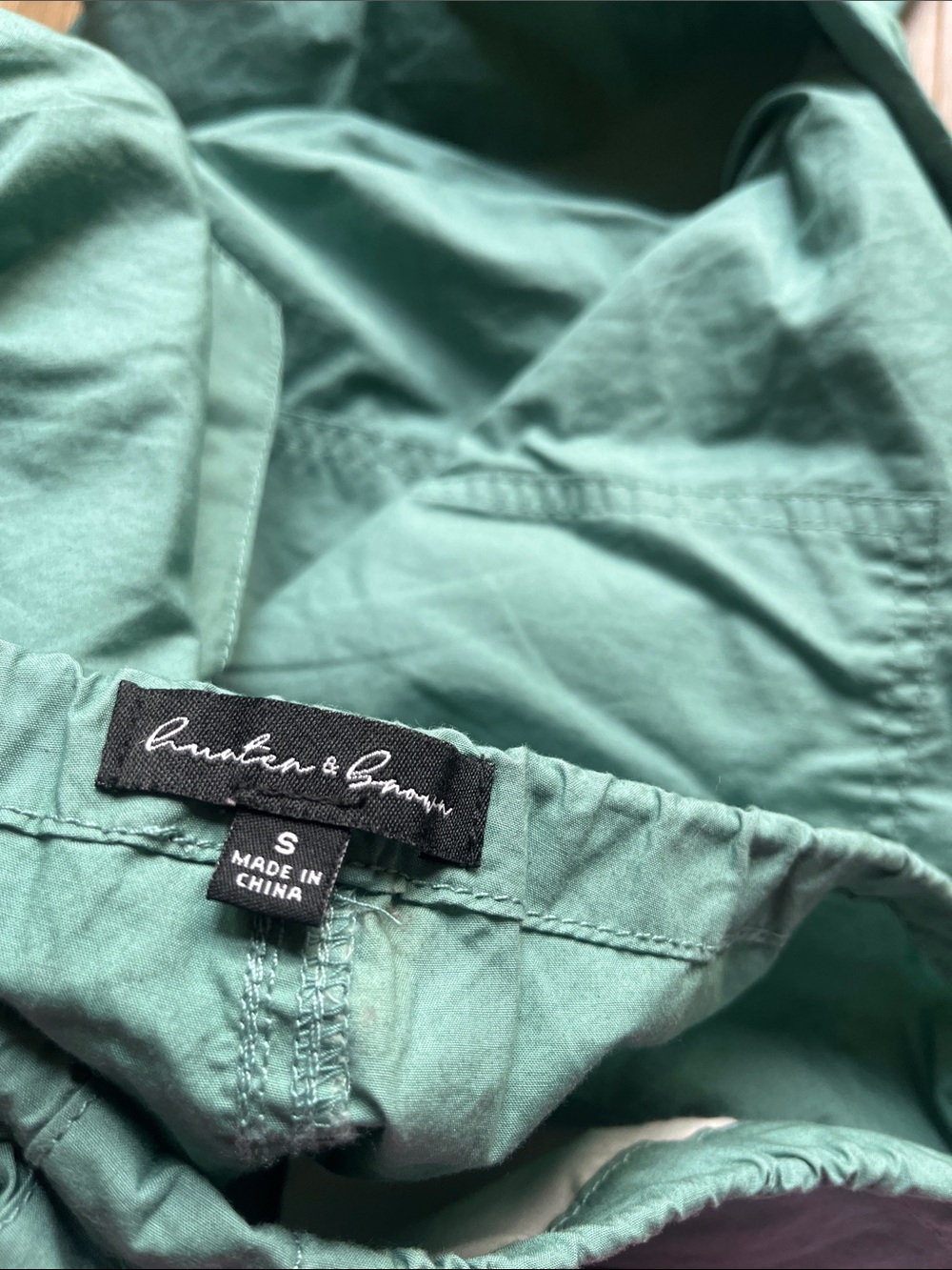 Women’s Teal Drawstring Pants - Picture 2 of 2